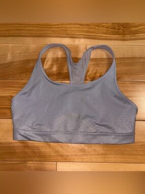 Victoria's Secret Gray Racerback Seamless Sports Bra